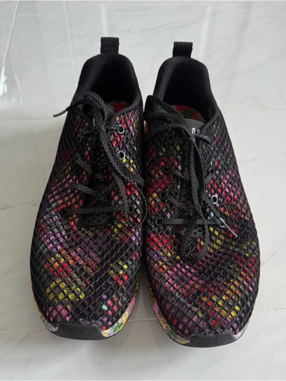NOBULL Diamond Mesh Runner Tropical Floral Training Shoes - Unisex